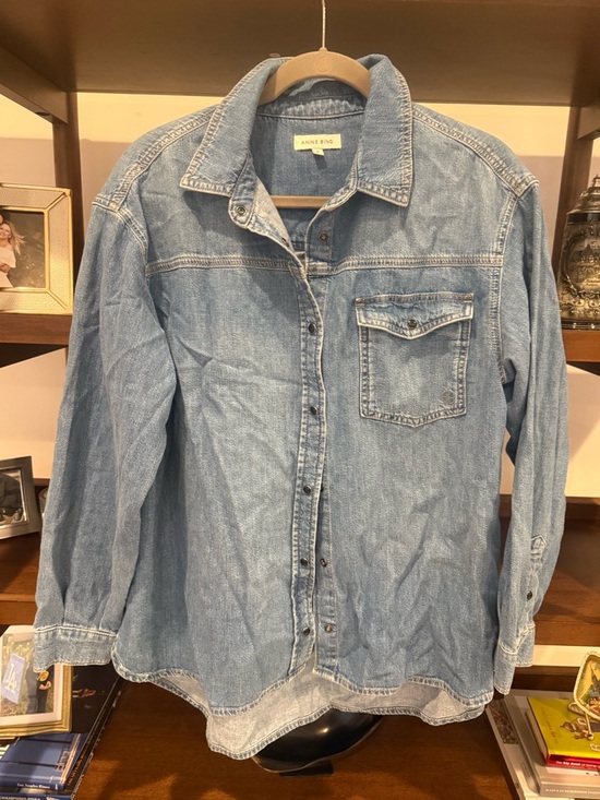 Anine Bing Sloan Denim Shirt - Picture 2 of 5